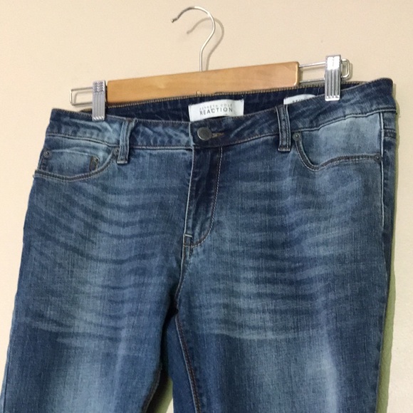 Kenneth Cole Reaction Skinny Jeans Dark Wash Size 8 - Picture 2 of 9